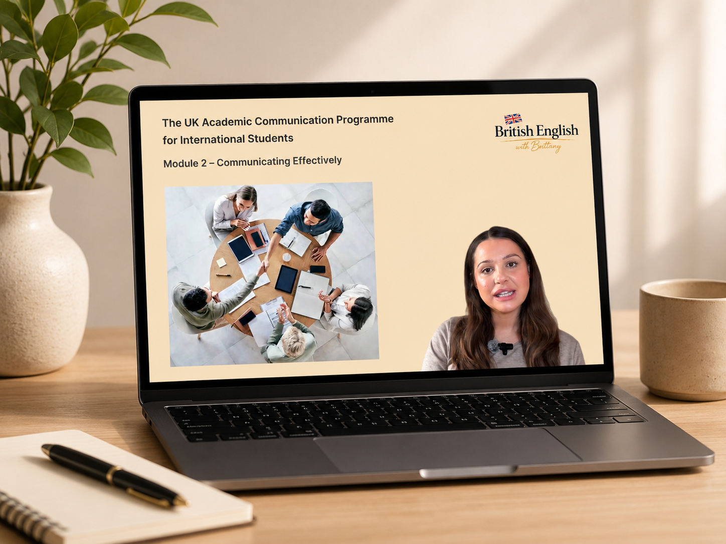 Brittany promoting the UK Academic programme for international students 